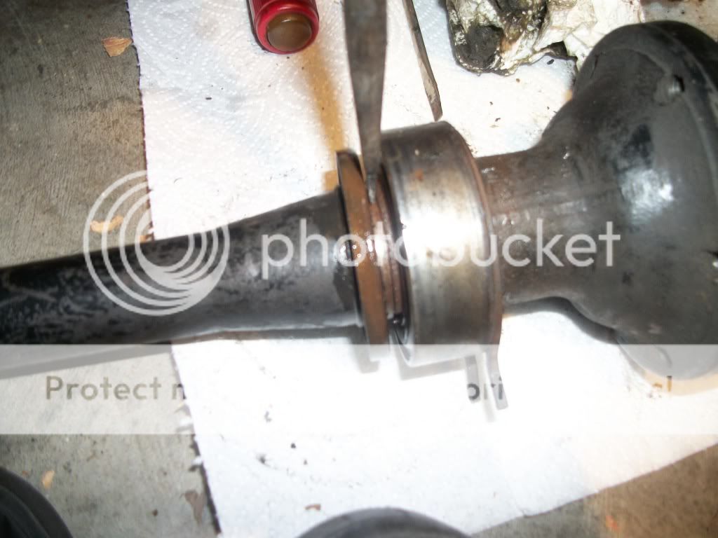 How to change your carrier bearing without a press / Remove the